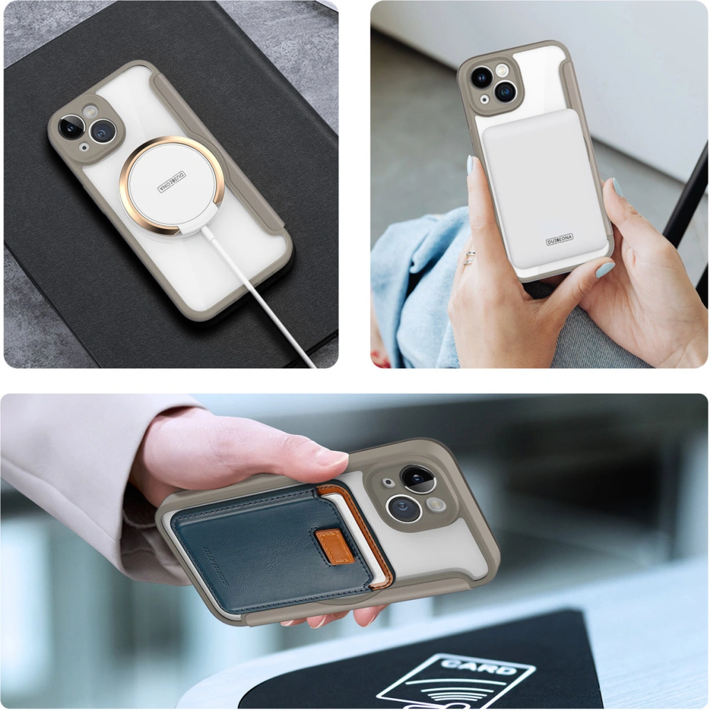 Etui Dux Ducis Skin X Pro MagSafe Apple iPhone 14 beżowy