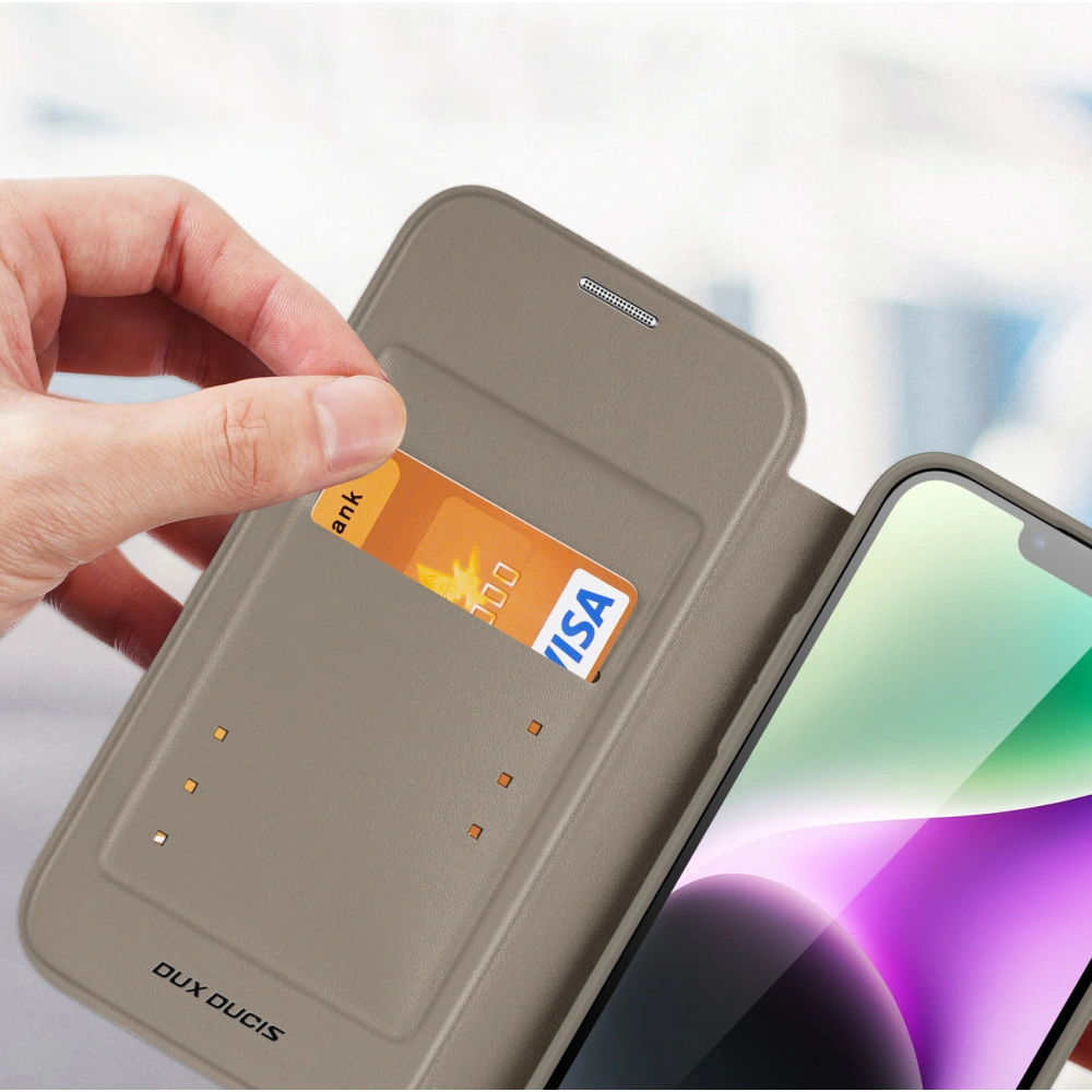 Etui Dux Ducis Skin X Pro MagSafe Apple iPhone 14 beżowy