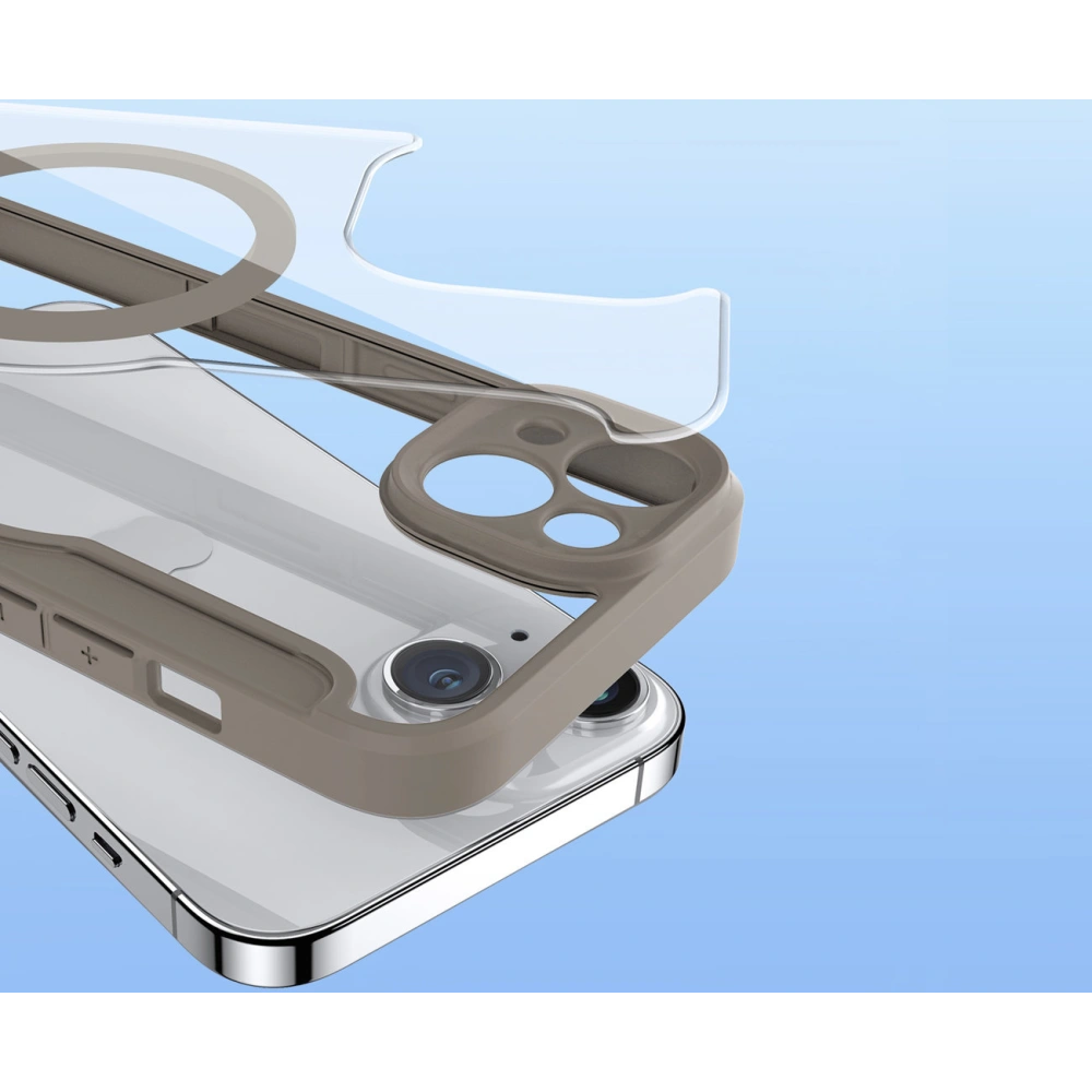 Etui Dux Ducis Skin X Pro MagSafe Apple iPhone 14 beżowy