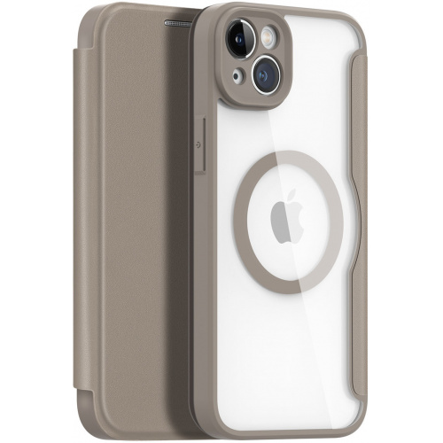 Kup Etui Dux Ducis Skin X Pro MagSafe Apple iPhone 14 Plus / 15 Plus beżowy - 6934913033609 - DDS1360 - Homescreen.pl