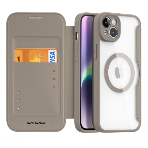 Buy Dux Ducis Skin X Pro MagSafe Apple iPhone 14 Plus / 15 Plus beige - DDS1360 - {ean13} - Home Screen Store Europe