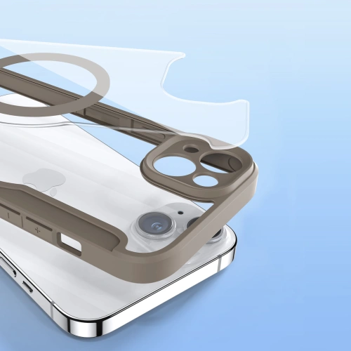 Kup Etui Dux Ducis Skin X Pro MagSafe pentru Apple iPhone 14 Plus / 15 Plus bej - DDS1360 - {ean13} - Sklep Home Screen