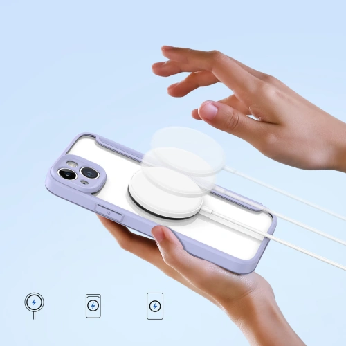 Kup Etui Dux Ducis Skin X Pro MagSafe Apple iPhone 14 Plus / 15 Plus fialové - DDS1361 - {ean13} - Sklep Home Screen