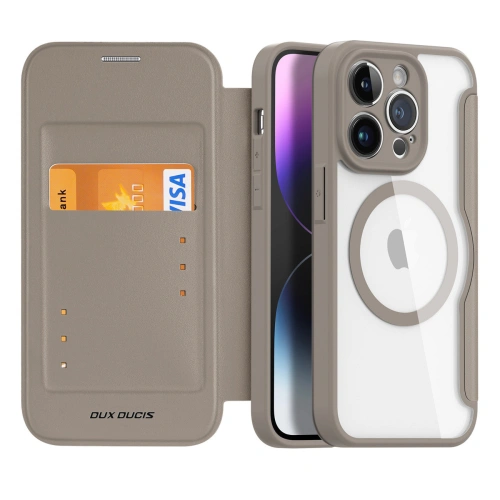Kup Dux Ducis Skin X Pro MagSafe Case für Apple iPhone 14 Pro beige - DDS1363 - {ean13} - Sklep Home Screen