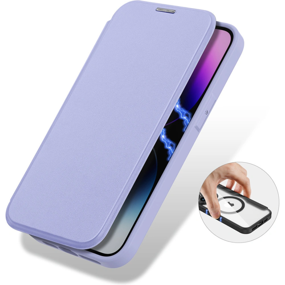 Etui Dux Ducis Skin X Pro MagSafe Apple iPhone 14 Pro fioletowy