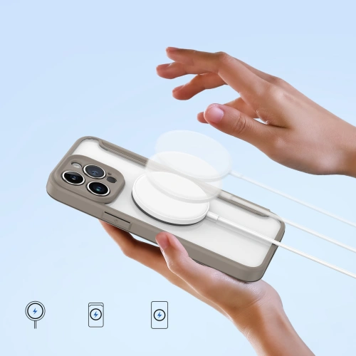 Kup Etui Dux Ducis Skin X Pro MagSafe Apple iPhone 14 Pro Max beżowy - DDS1366 - {ean13} - Sklep Home Screen