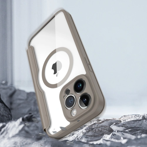 Kup Etui Dux Ducis Skin X Pro MagSafe Apple iPhone 14 Pro Max beżowy - DDS1366 - {ean13} - Sklep Home Screen