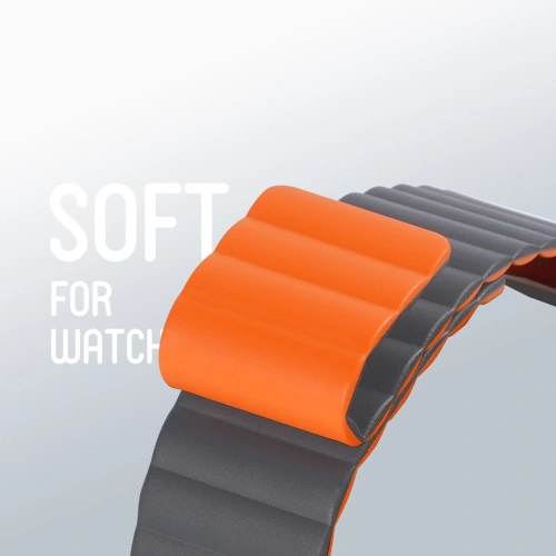 Kup Pasek Dux Ducis Magnetic Strap Apple Watch Ultra šedooranžový (Chain Version) - DDS1369 - {ean13} - Sklep Home Screen
