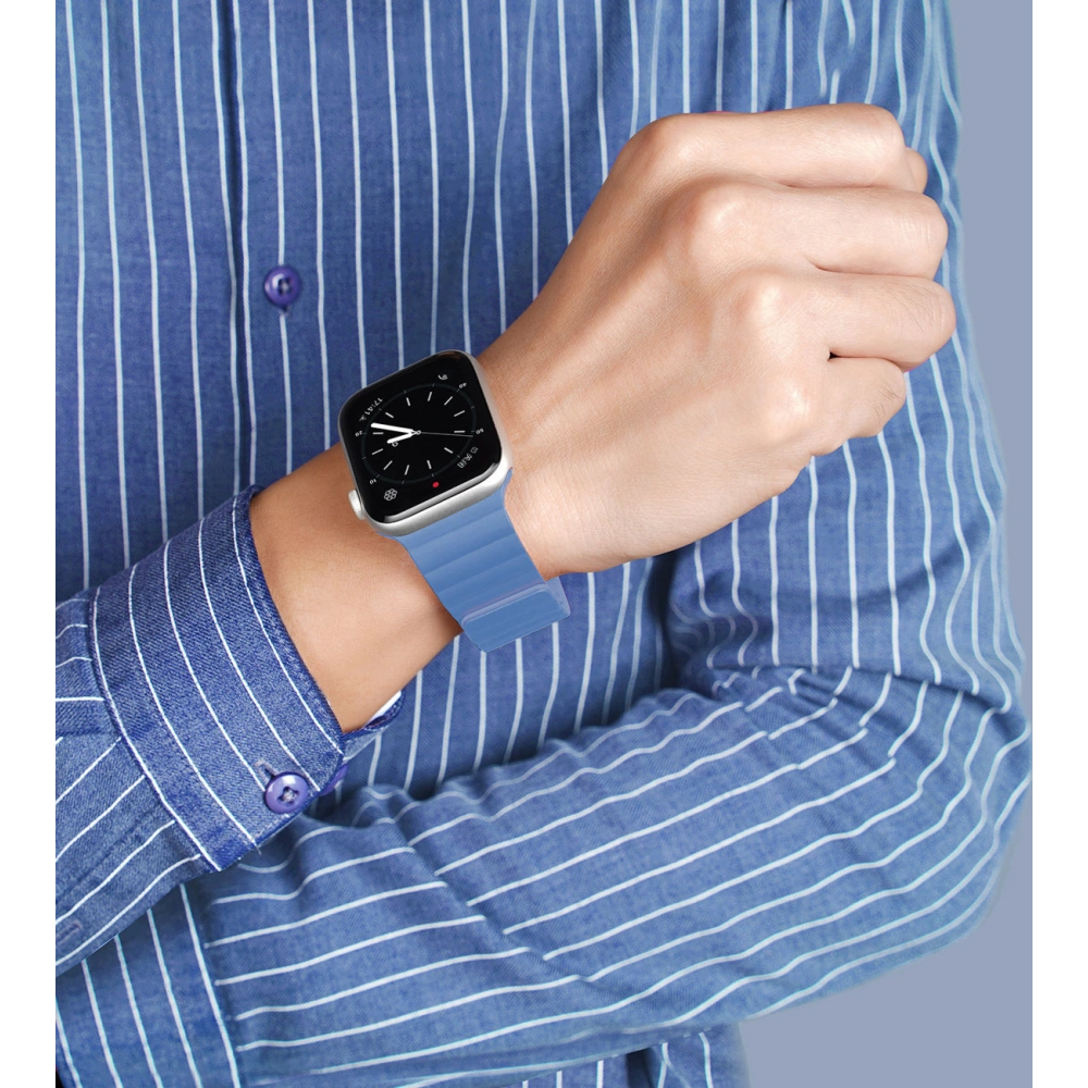 Pasek Dux Ducis Magnetic Strap Apple Watch Ultra niebieski (Chain Version)