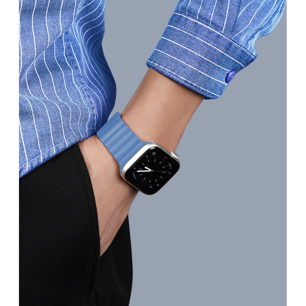 Pasek Dux Ducis Magnetic Strap Apple Watch Ultra niebieski (Chain Version)