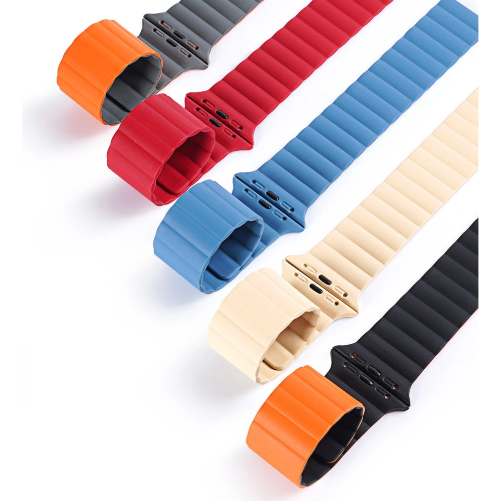 Pasek Dux Ducis Magnetic Strap Apple Watch Ultra beżowy (Chain Version)