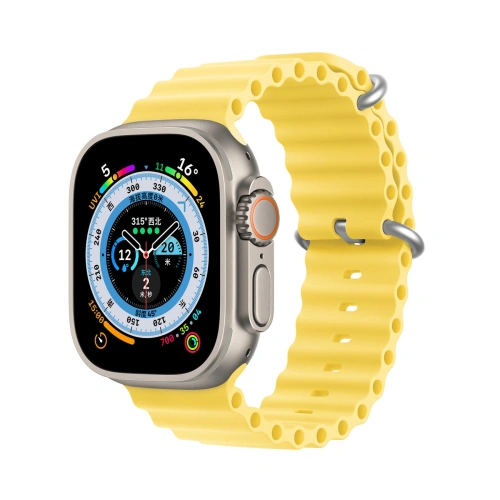 Buy Dux Ducis Strap for Apple Watch 4/5/6/7/8/9/SE/10 40/41/42mm yellow (OceanWave Version) - DDS1375 - {ean13} - Home Screen Store Europe