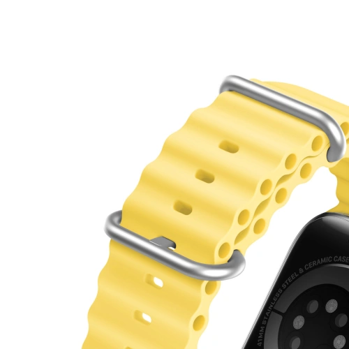 Buy Dux Ducis Strap for Apple Watch 4/5/6/7/8/9/SE/10 40/41/42mm yellow (OceanWave Version) - DDS1375 - {ean13} - Home Screen Store Europe