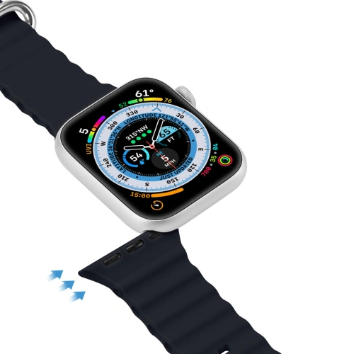 Buy Dux Ducis Strap for Apple Watch 4/5/6/7/8/9/SE 44/45mm gray (OceanWave Version) - DDS1378 - {ean13} - Home Screen Store Europe