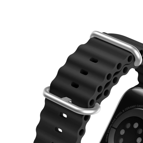 Buy Dux Ducis Strap for Apple Watch 4/5/6/7/8/9/SE 44/45mm black (OceanWave Version) - DDS1381 - {ean13} - Home Screen Store Europe