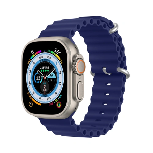 Kup Dux Ducis Strap Apple Watch 4/5/6/7/8/9/SE 44/45mm navyblau (OceanWave Version) - DDS1382 - {ean13} - Sklep Home Screen