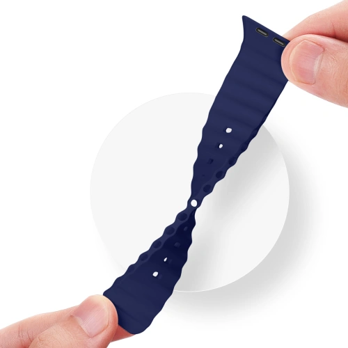 Kup Dux Ducis Strap Apple Watch 4/5/6/7/8/9/SE 44/45mm navyblau (OceanWave Version) - DDS1382 - {ean13} - Sklep Home Screen