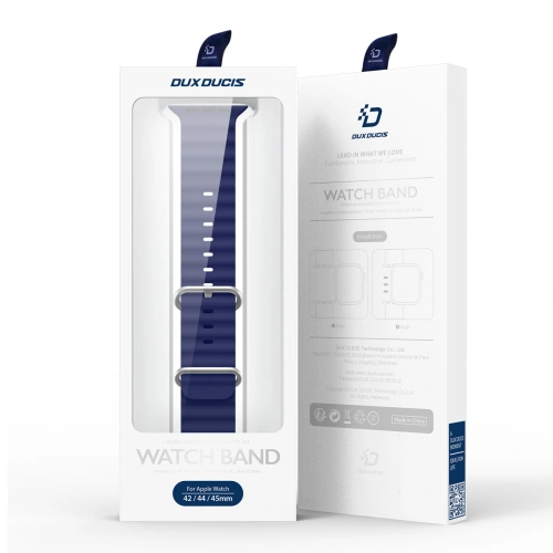 Buy Dux Ducis Strap for Apple Watch 4/5/6/7/8/9/SE 44/45mm navy blue (OceanWave Version) - DDS1382 - {ean13} - Home Screen Store Europe