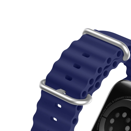 Kup Dux Ducis Strap Apple Watch 4/5/6/7/8/9/SE 44/45mm navyblau (OceanWave Version) - DDS1382 - {ean13} - Sklep Home Screen