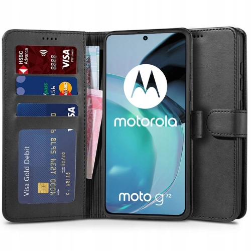Kup Etui Tech-Protect Wallet Motorola Moto G72 Fekete - THP1561 - {ean13} - Sklep Home Screen