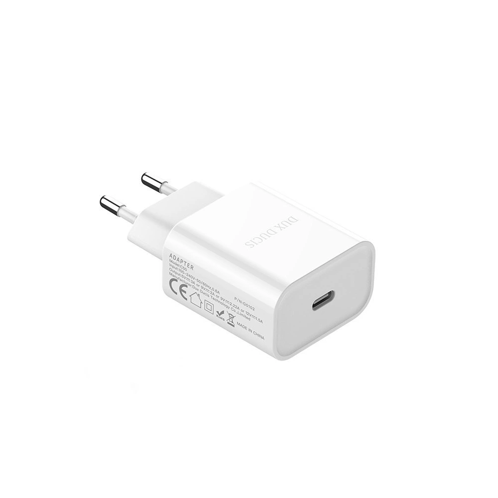 Ładowarka sieciowa Dux Ducis USB-C 20W Power Delivery biały