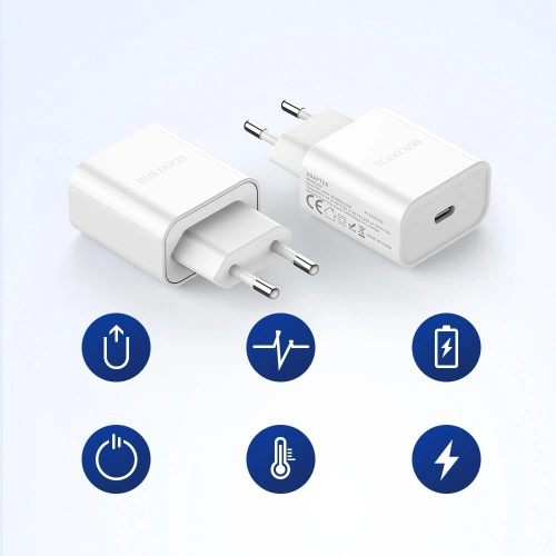 Kup Dux Ducis USB-C Netzladegerät 20W Power Delivery weiß - DDS1384 - {ean13} - Sklep Home Screen