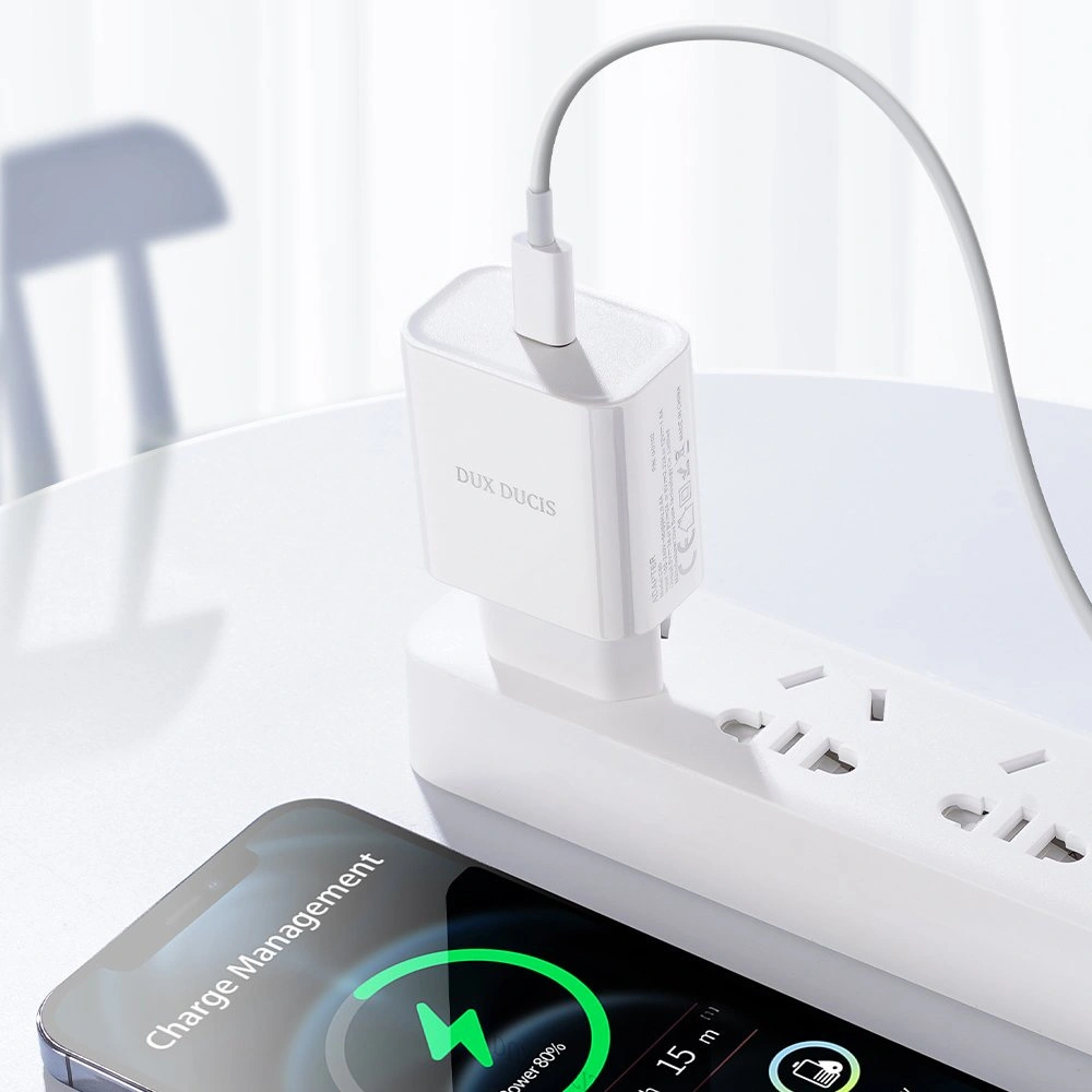 Ładowarka sieciowa Dux Ducis USB-C 20W Power Delivery biały