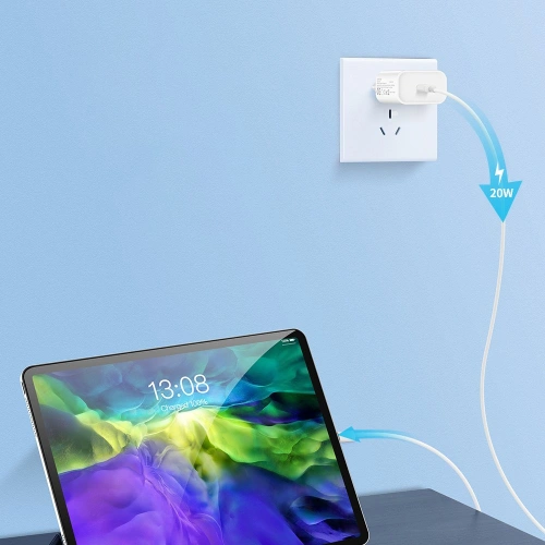 Kup Dux Ducis USB-C Netzladegerät 20W Power Delivery weiß - DDS1384 - {ean13} - Sklep Home Screen