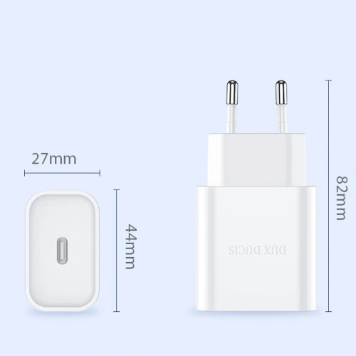 Kup Dux Ducis USB-C Netzladegerät 20W Power Delivery weiß - DDS1384 - {ean13} - Sklep Home Screen