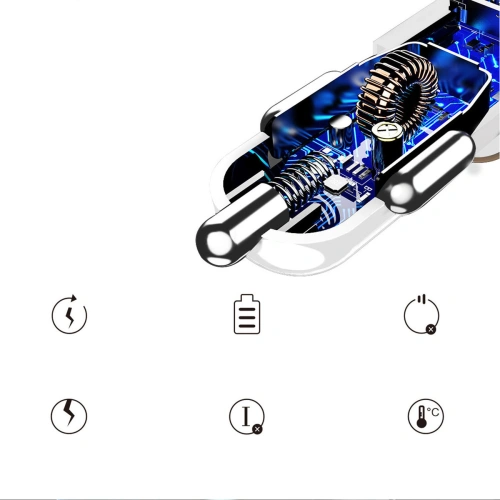 Kup Încărcător auto Dudao 2xUSB 3.4A gri (R5s grey) - DDA231 - {ean13} - Sklep Home Screen