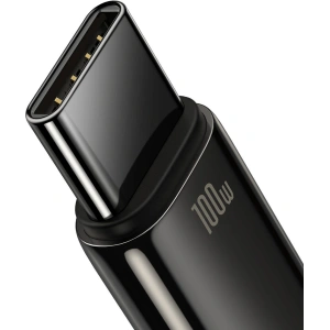 Baseus Tungsten Gold Cable USB/USB-C 480Mbps 100W 1m black