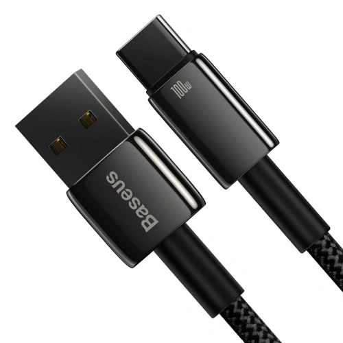 Kup Kabel Baseus Tungsten Gold USB/USB-C 480Mbps 100W 1m černý - BSU3695 - {ean13} - Sklep Home Screen
