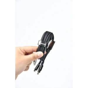 Baseus Tungsten Gold Cable USB/USB-C 480Mbps 100W 1m black