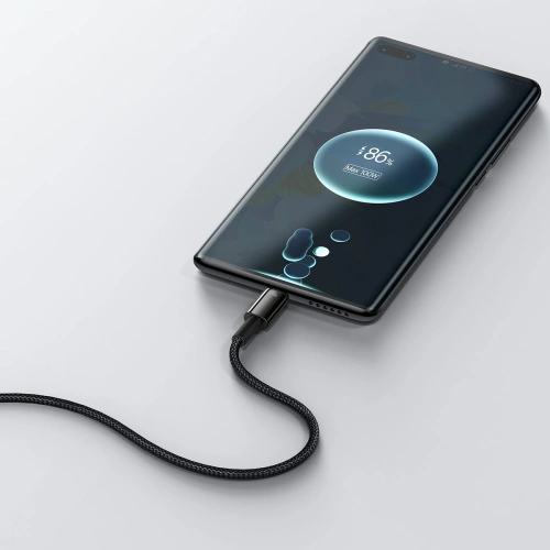 Kup Kabel Baseus Tungsten Gold USB/USB-C 480Mbps 100W 2m černý - BSU3696 - {ean13} - Sklep Home Screen