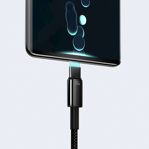 Kup Kabel Baseus Tungsten Gold USB/USB-C 480Mbps 100W 2m černý - BSU3696 - {ean13} - Sklep Home Screen