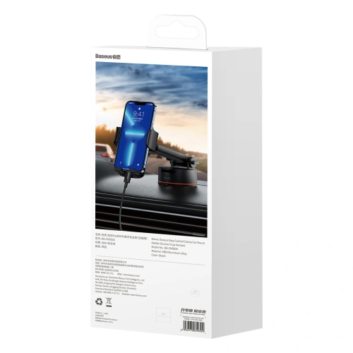 Buy Baseus Easy Control Pro Car Mount Holder black (Suction Cup Version) - BSU3697 - {ean13} - Home Screen Store Europe