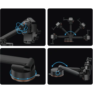 Kup Autohalter Baseus Easy Control Pro für Dashboard/Gitter schwarz (Suction Cup Version) - BSU3697 - {ean13} - Sklep Home Screen