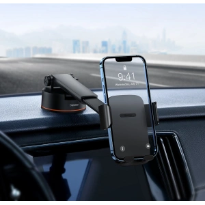 Kup Uchwyt auto Baseus Easy Control Pro pentru bord/grilă negru (Versiunea cu ventuză) - BSU3697 - {ean13} - Sklep Home Screen
