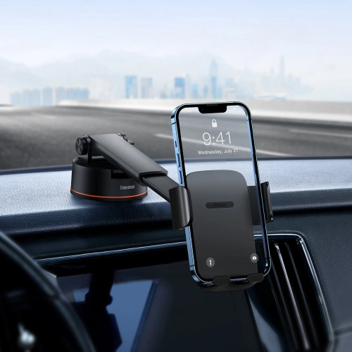 Buy Baseus Easy Control Pro Car Mount Holder black (Suction Cup Version) - BSU3697 - {ean13} - Home Screen Store Europe