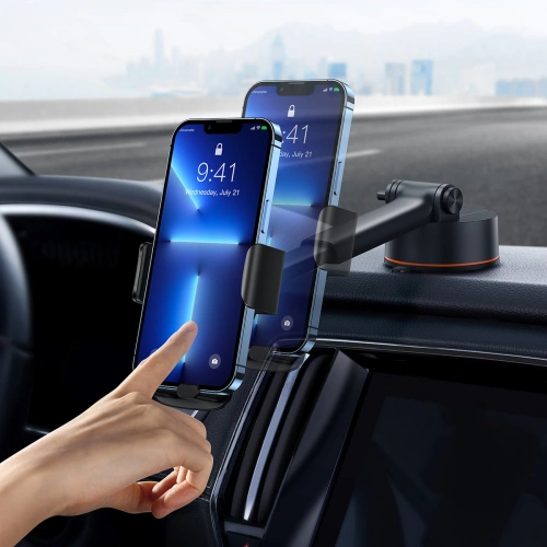 Buy Baseus Easy Control Pro Car Mount Holder black (Suction Cup Version) - BSU3697 - {ean13} - Home Screen Store Europe