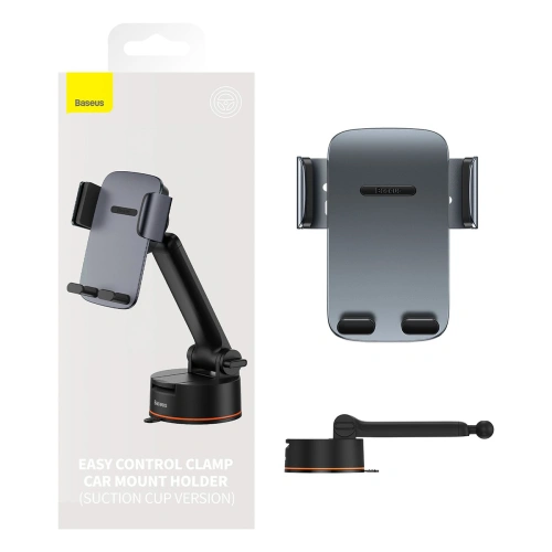 Buy Baseus Easy Control Pro Car Mount Holder gray (Suction Cup Version) - BSU3698 - {ean13} - Home Screen Store Europe