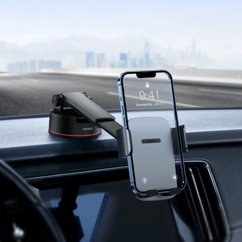Buy Baseus Easy Control Pro Car Mount Holder gray (Suction Cup Version) - BSU3698 - {ean13} - Home Screen Store Europe