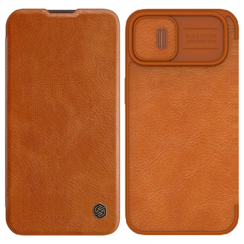 Kup Etui Nillkin Qin Leather Pro Apple iPhone 14 maro - NLK767 - {ean13} - Sklep Home Screen