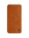 Kup Etui Nillkin Qin Leather Pro Apple iPhone 14 brązowy - NLK767 - {ean13} - Sklep Home Screen