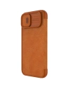 Buy Nillkin Qin Leather Pro Case Apple iPhone 14 brown - NLK767 - {ean13} - Home Screen Store Europe
