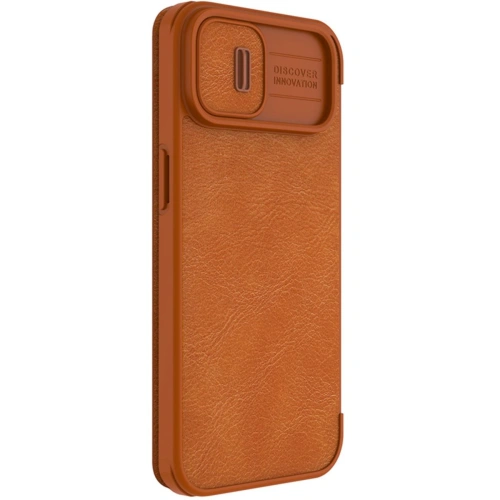 Buy Nillkin Qin Leather Pro Case Apple iPhone 14 brown - NLK767 - {ean13} - Home Screen Store Europe