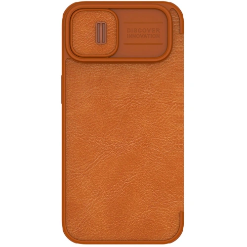 Kup Etui Nillkin Qin Leather Pro Apple iPhone 14 barna - NLK767 - {ean13} - Sklep Home Screen