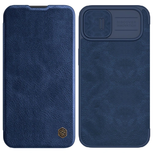 Kup Etui Nillkin Qin Leather Pro Apple iPhone 14 modrý - NLK769 - {ean13} - Sklep Home Screen