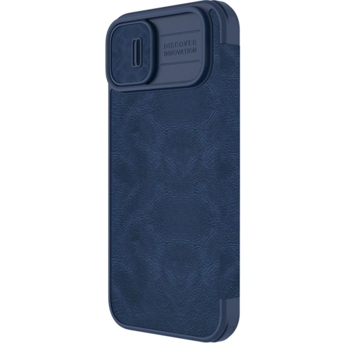 Kup Etui Nillkin Qin Leather Pro Apple iPhone 14 modrý - NLK769 - {ean13} - Sklep Home Screen