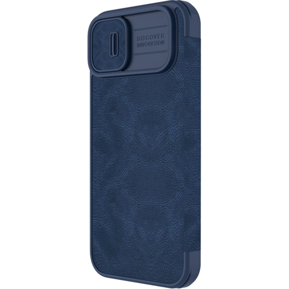 Etui Nillkin Qin Leather Pro Apple iPhone 14 niebieski